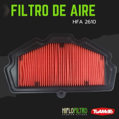 FILTRO DE AIRE HIFLO KAWASAKI VERSYS 650/Z 650 (2016/2017) - Tuamoto Mayorista
