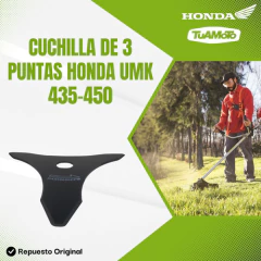 CUCHILLA DE 3 PUNTAS HONDA UMK 435/450 - Tuamoto Mayorista