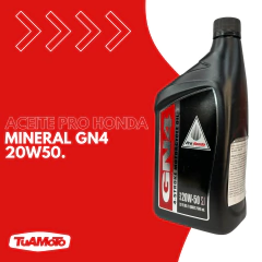 GN4 MINERAL 20W50 1LTS X12 - Tuamoto Mayorista