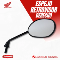 ESPEJO RETROVISOR IZQUIERDO HONDA NC 700X / NC 750 - Tuamoto Mayorista