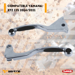 SET MANIJAS CON GRIP NEGRO XTZ 125 2014/21 WIRTZ - Tuamoto Mayorista