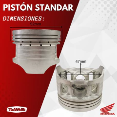 PISTON STANDAR HONDA BIZ 125 - tienda online