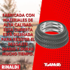 CUBIERTA 90/90-18 PD29 RINALDI - Tuamoto Mayorista
