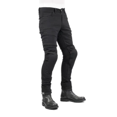 JEANS CON PROTECCIONES FOURSTROKE RANGER RIDING DENIM NEGRO - Tuamoto Mayorista
