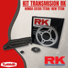 KIT TRANSMISIÓN HONDA CG 150 428/43-16 118E RK - Tuamoto Mayorista
