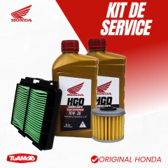 KIT SERVICE FILTROS ORIGINAL Y ACEITE HGO SEMI SINTETICO CRF 250L - Tuamoto Mayorista