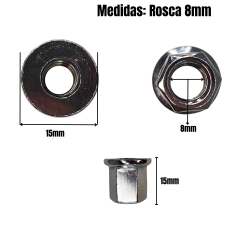 CONTRA TUERCA 8MM ESPEJO HONDA en internet