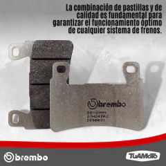 PASTILLA DE FRENO DELANTERA HONDA CBR600/ZX/6R BREMBO