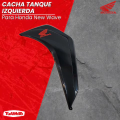 CACHA LATERAL IZQUIERDO TANQUE HONDA TORNADO BLANCA - Tuamoto Mayorista