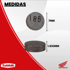 PASTILLA DE VALVULA (1.850) HONDA TODAS