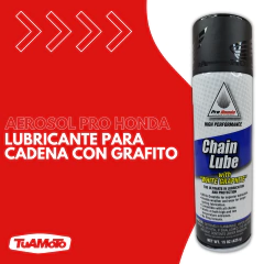 LUBRICANTE PARA CADENA C/ GRAFITO AEROSOL 425 GR. HONDA - Tuamoto Mayorista