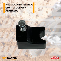PROTECTOR EJE PALANCA CAMBIOS TORNADO NEGRO WIRTZ - Tuamoto Mayorista