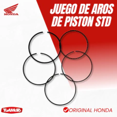 JUEGO DE AROS DE PISTON ESTÁNDAR HONDA WAVE - Tuamoto Mayorista