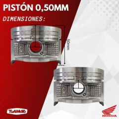 PISTON 0.50 HONDA TORNADO - Tuamoto Mayorista
