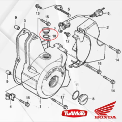 Imagen de ORING 13.8X2.5 HONDA