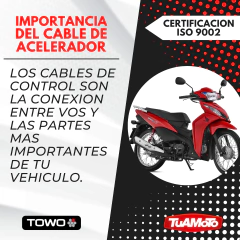 CABLE ACELERADOR HONDA WAVE TOWO - tienda online