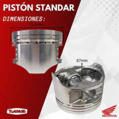 PISTON STANDARD HONDA TWISTER / TORNADO - Tuamoto Mayorista