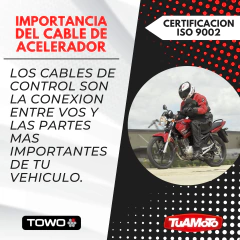 CABLE ACELERADOR YAMAHA YBR 125 TOWO - tienda online