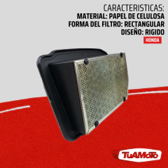 FILTRO DE AIRE HONDA CB 300 TWISTER - tienda online