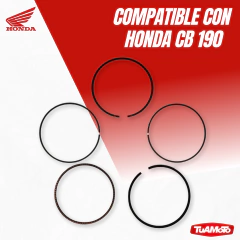 AROS DE PISTON 0.25 HONDA CB 190 - tienda online