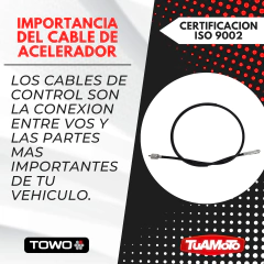 Imagen de CABLE VELOCIMETRO GILERA SMASH TOWO