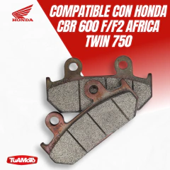 PASTILLS DE FRENO DELANTERAS HONDA CBR 600 F/ F2 AFRICA TWIN 750 - tienda online
