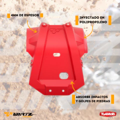 CUBRE CARTER TORNADO ROJO WIRTZ - tienda online
