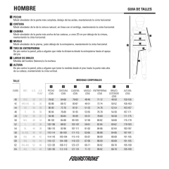 JEANS CON PROTECCIONES FOURSTROKE RANGER RIDING DENIM NEGRO - tienda online