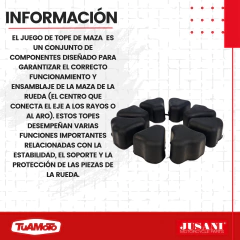 JUEGO TOPE MAZA CBX 250 TWISTER JUSANI - tienda online