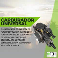 CARBURADOR UNIVERSAL 2/4 TIEMPOS 32MM CON POWER JET TECH - tienda online