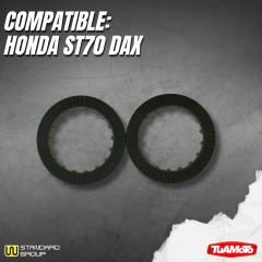 DISCO DE EMBRAGUE HONDA ST70 DAX (2 PIEZAS) - tienda online