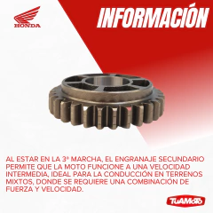 Imagen de ENGRANAJE SECUNDARIO DE TERCERA HONDA XR 125L
