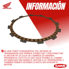 Imagen de DISCO DE EMBRAGUE HONDA CRF 450 11/15-XR 650 00/07