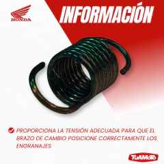 Imagen de RESORTE BRAZO POSICIONADOR CAMBIO HONDA BIZ 125