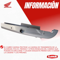Imagen de CUBRE CADENA INFERIOR PLATEADO NH364 HONDA NEW WAVE