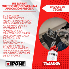Imagen de LIMPIA CARBURADOR AEROSOL IPONE X 750ML