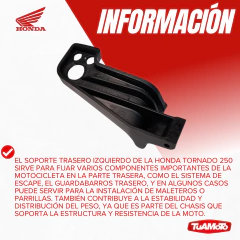 Imagen de SOPORTE GIRO TRASERO IZQUIERDO HONDA TORNADO