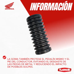 Imagen de GOMA PEDALIN TRASERO HONDA TORNADO