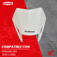 Imagen de CARCAZA FAROL DELANTERO HONDA TORNADO BLANCA