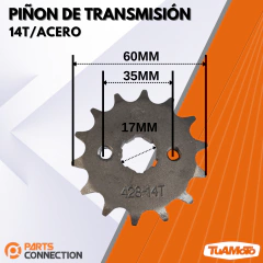 Imagen de KIT TRANSMISION PLATINUM PC HONDA BIZ125 34/14 428H 106L PC-HON-BIZ125