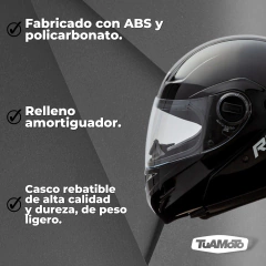 Imagen de CASCO REBATIBLE HAWK RS5 FLIP UP NEGRO