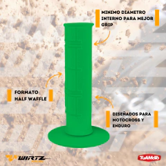 Imagen de PUÑOS WIRTZ MX VERDE FLUOR