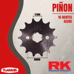 Imagen de KIT TRANSMISIÓN HONDA CG 150 428/43-16 118E RK
