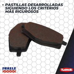 Imagen de PASTILLA DE FRENO DELANTERO YAMAHA YBR125ED - XT225 - XT600 - XT350 PD/880