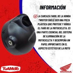 Imagen de CARCAZA FAROL HONDA TWISTER