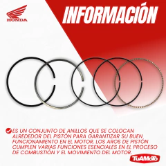 Imagen de AROS DE PISTON HONDA BIZ 125