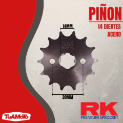 Imagen de KIT TRANSMISIÓN HONDA NEW WAVE 110 S 428/37-14 104E RK 2018