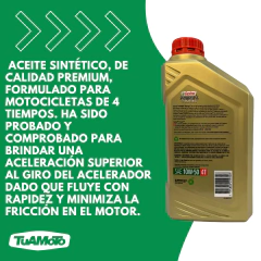 Imagen de CASTROL SINTETICO POWER 1 RACING 10W50 1LTS CAJA X16
