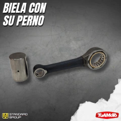 Imagen de BIELA COMPLETA HONDA BIZ125/GILERA SMASH 110 LARGA (100x13)