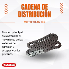 CADENA DISTRIBUCIÓN TITAN 150 JUSANI